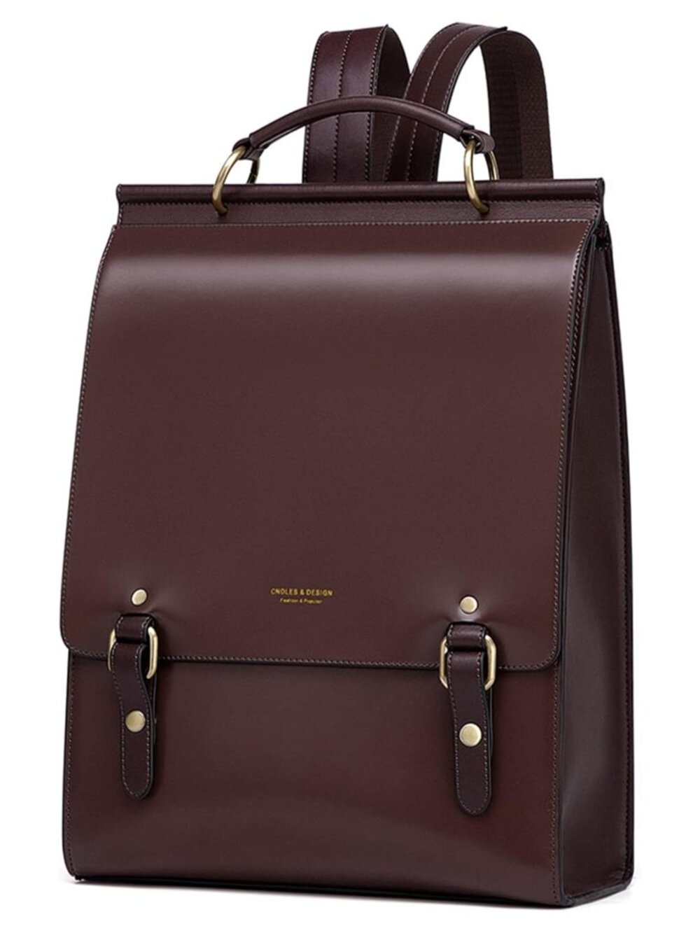 Genuine Leather Backpack Purse for Women Fashion Travel Shoulder Handbag